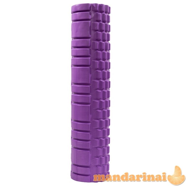 Masažinis jogos volas SANRO KP-260 14*60cm Violetinis