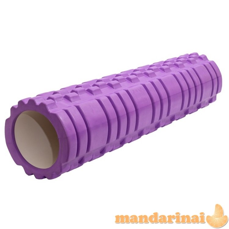 Masažinis jogos volas SANRO KP-260 14*60cm Violetinis