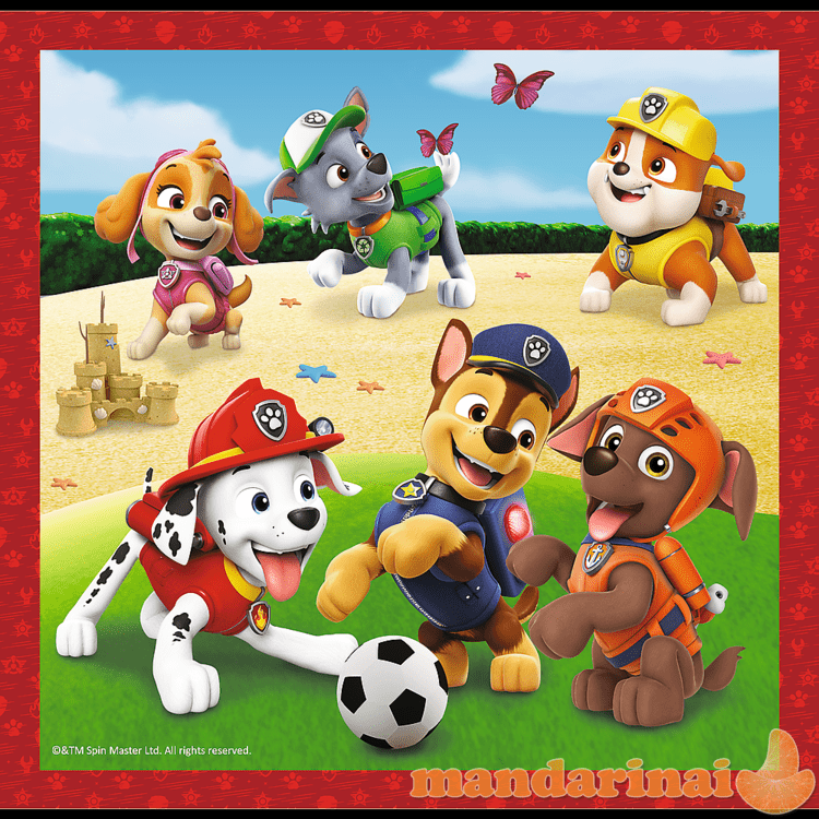 TREFL PAW PATROL 3 dėlionių rinkinys „Šuniukas-patrulis“