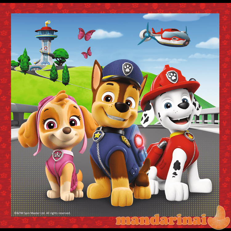 TREFL PAW PATROL 3 dėlionių rinkinys „Šuniukas-patrulis“