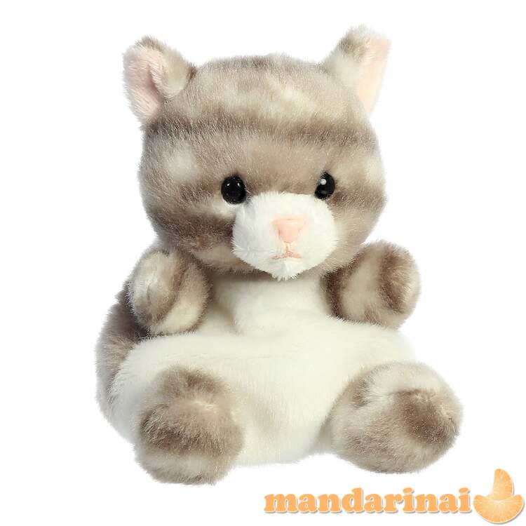 AURORA Palm Pals Soft toy Grey Tabby Cat, 11 cm