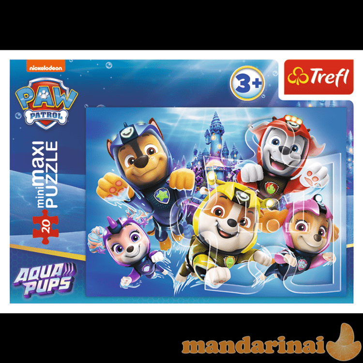 TREFL PAW PATROL Mini Maxi dėlionė „Šuniukai-patruliai  20 det.