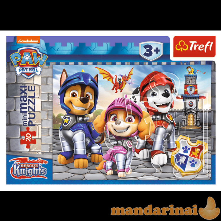 TREFL PAW PATROL Mini Maxi dėlionė „Šuniukai-patruliai  20 det.