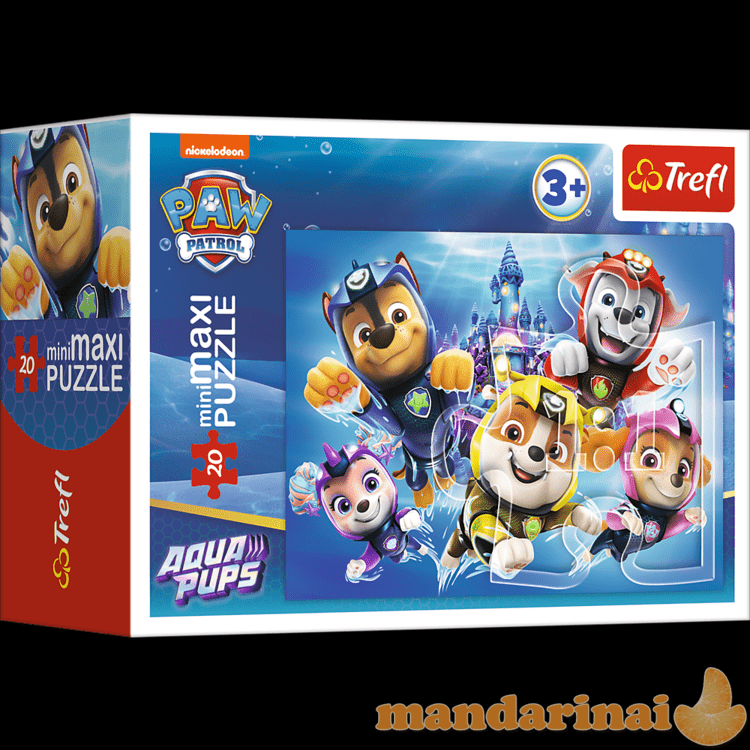 TREFL PAW PATROL Mini Maxi dėlionė „Šuniukai-patruliai  20 det.