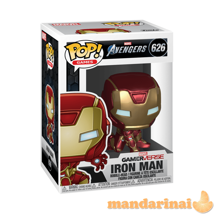 FUNKO POP! Vinilinė figūrėlė MARVEL: Geležinis žmogus (Stark Tech kostiumas), 9,5 cm