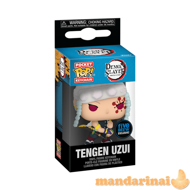 FUNKO POP! Raktų pakabutis: Demon Slayer - Tengen Uzui, 10 cm