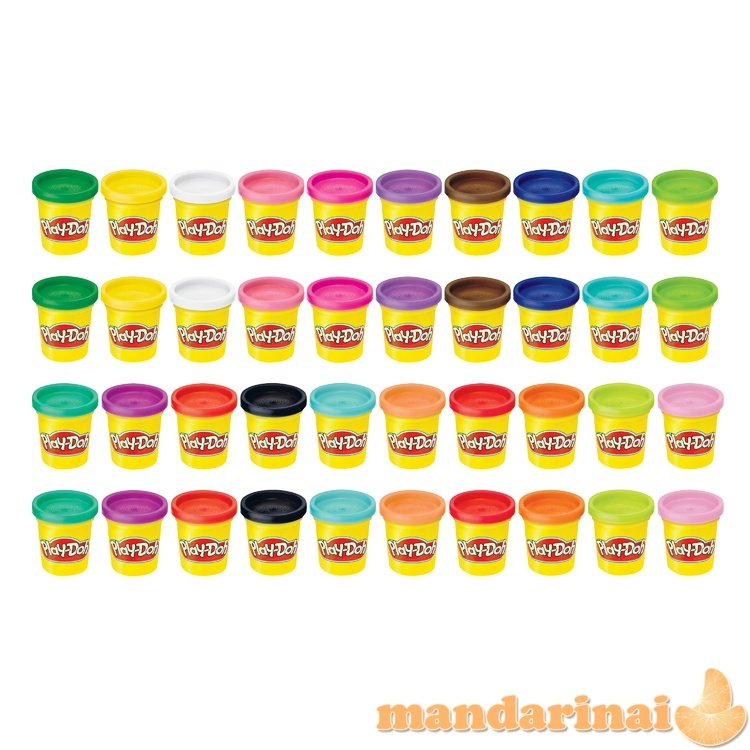 PLAY-DOH Plastilino rinkinys, 40 vnt.