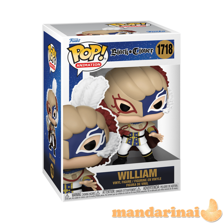 FUNKO POP! Vinilinė figūrėlė: Black Clover - William Vangeance