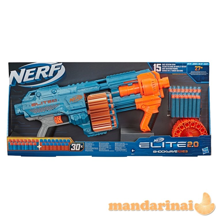 NERF Elite 2.0 šautuvas SHOCKWAVE RD-15