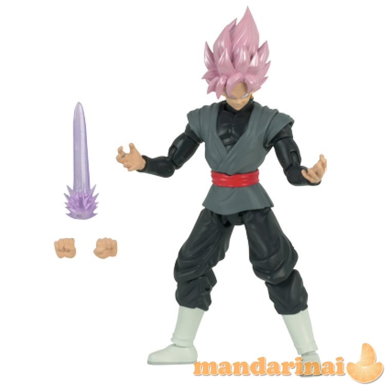 DRAGON STARS  Poseable figūrėlė su priedais, 16 cm - Goku Black Rose