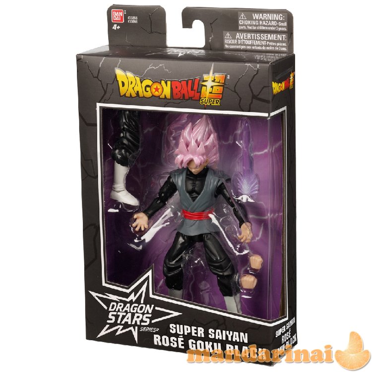 DRAGON STARS  Poseable figūrėlė su priedais, 16 cm - Goku Black Rose