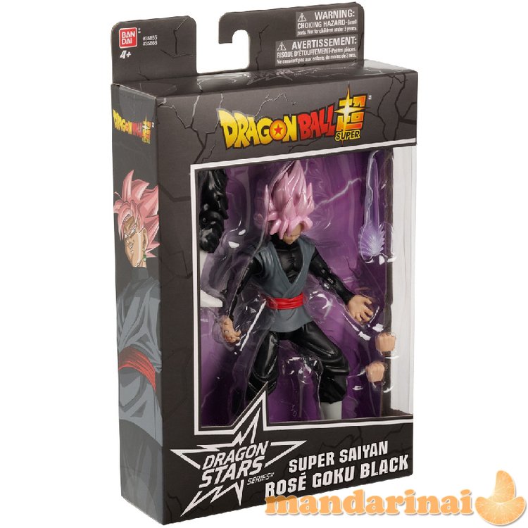 DRAGON STARS  Poseable figūrėlė su priedais, 16 cm - Goku Black Rose