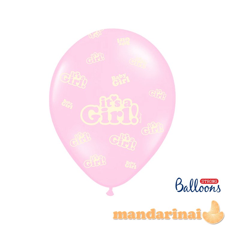 Balloons 30cm, It s a Girl, Pastel Mix (1 pkt / 50 pc.)