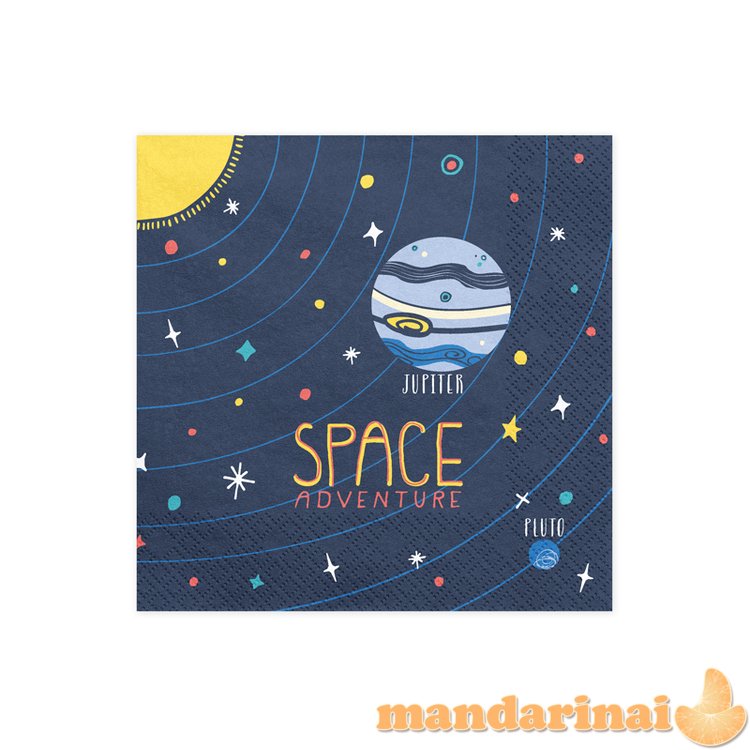 Napkins Space Party, 33x33cm (1 pkt / 20 pc.)