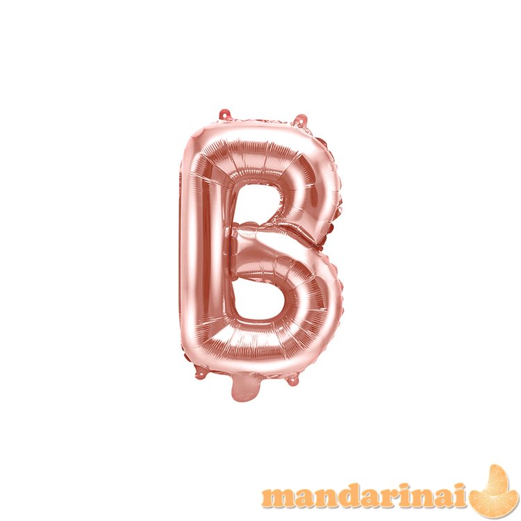 Foil Balloon Letter B , 35cm, rose gold