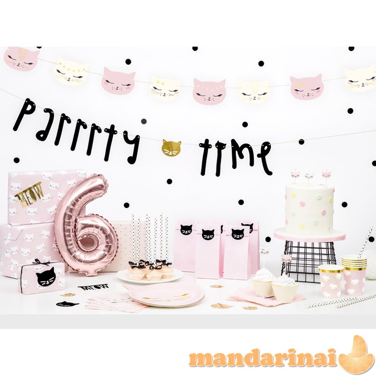 Birthday candles Cat, mix, 2cm (1 pkt / 6 pc.)