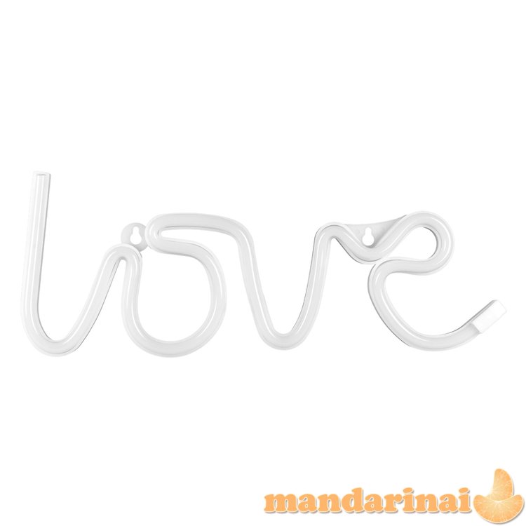 Neon LED - Love, white, 34.5x13cm