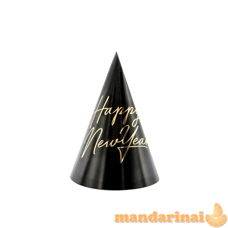 Party hats Happy New Year , 16cm (1 pkt / 6 pc.)