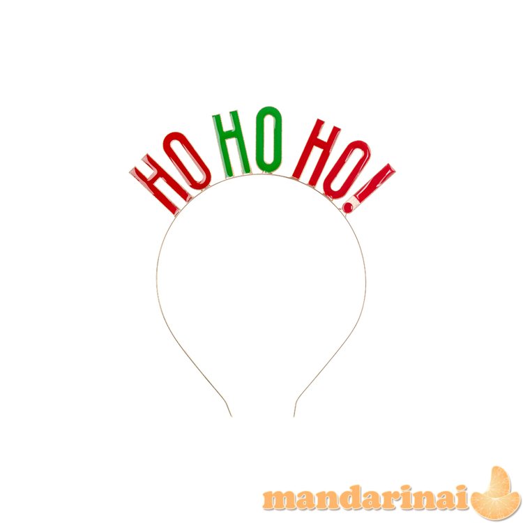 Headband HO HO HO!, mix, 17.5x20cm