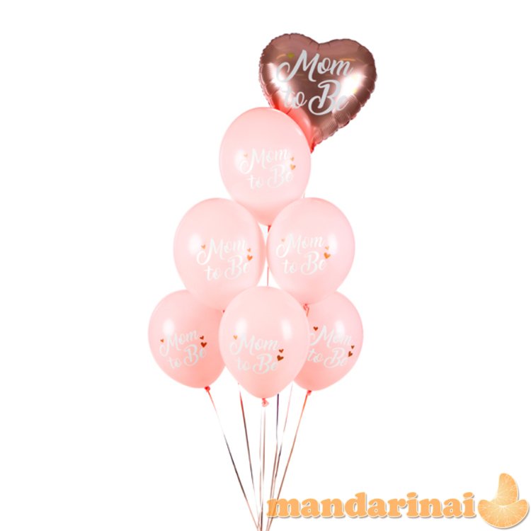 Balloons 30 cm, Mom to Be, Pastel Pale Pink (1 pkt / 50 pc.)