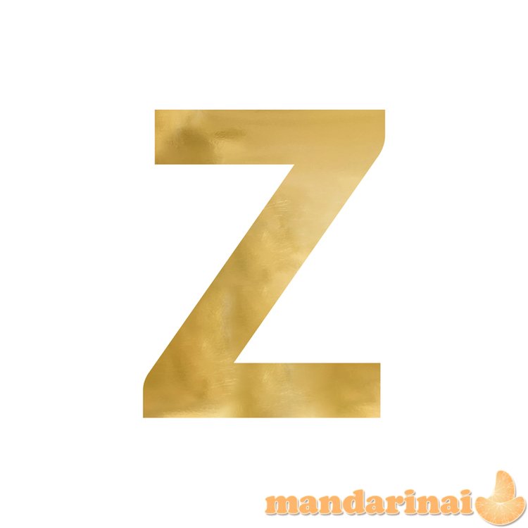 Mirror letter Z , gold, 47x60 cm