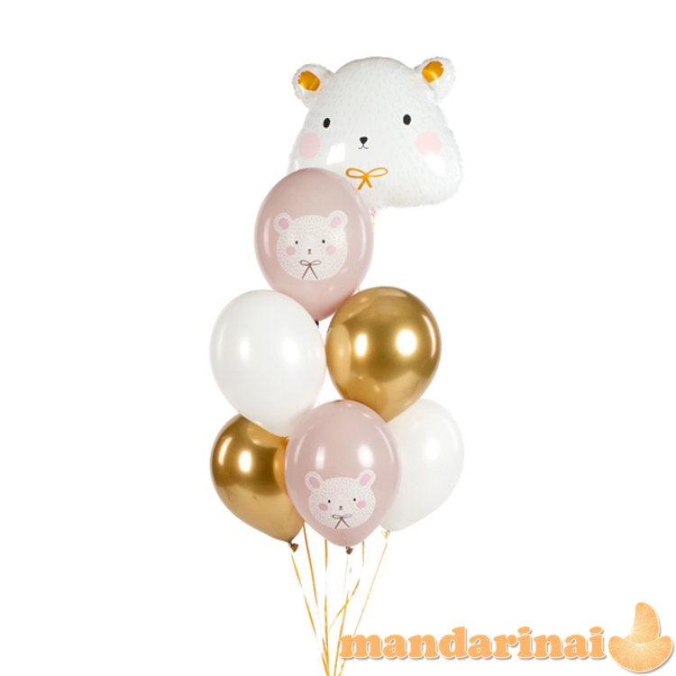 Balloons 30 cm, Polar Bear, Pastel Warm Grey (1 pkt / 50 pc.)