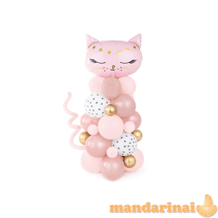 Balloon bouquet Cat, pink, 83x140cm