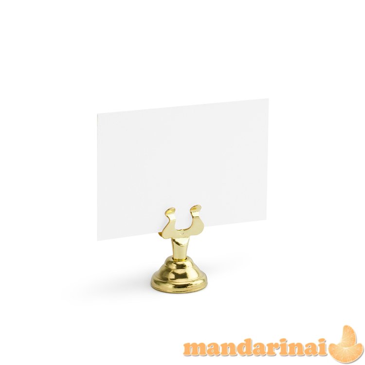 Place card holder, gold, 4cm