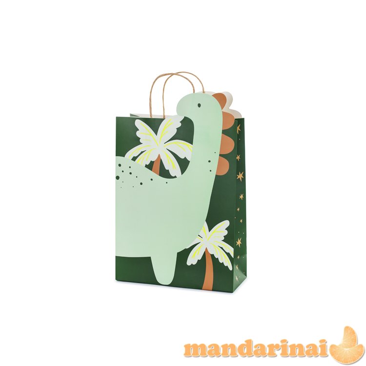 Gift bag Dinosaur, 10x24x37 cm, mix