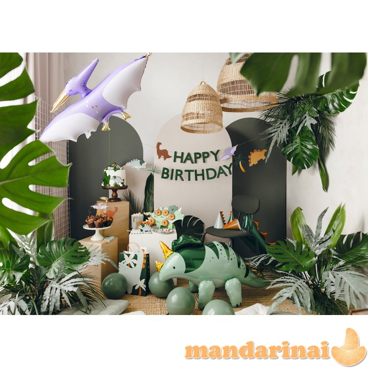 Gift bag Dinosaur, 10x24x37 cm, mix