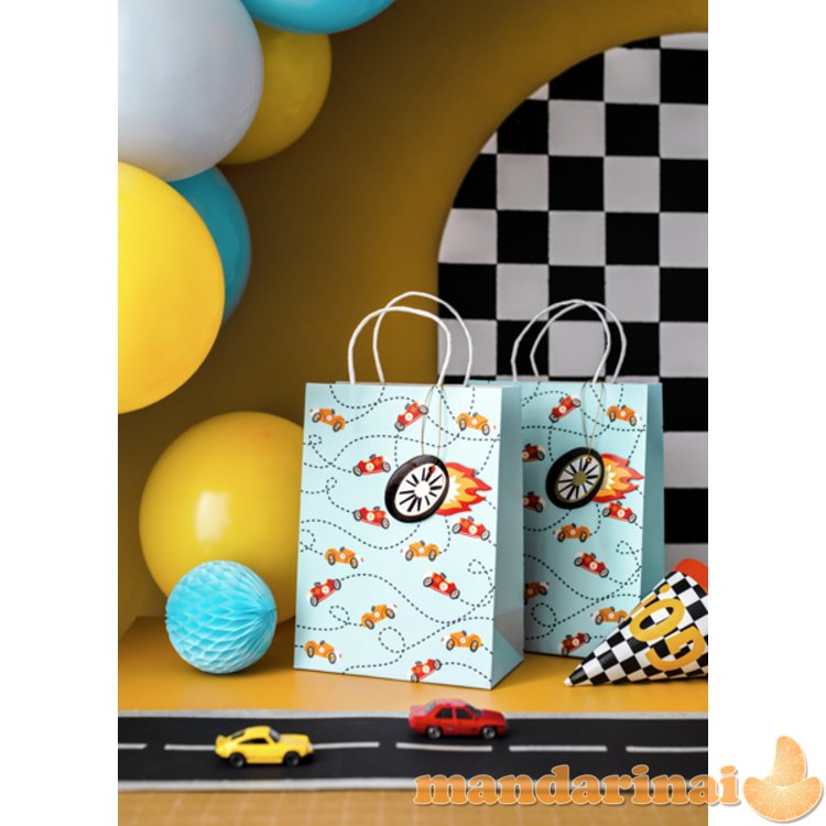 Gift bag Cars, 10.5x18x25 cm, mix