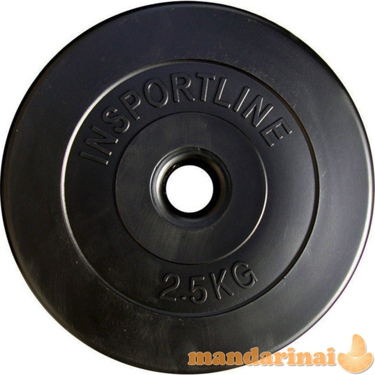 Svoris grifui su cementiniu užpildu 30mm inSPORTline 2.5kg