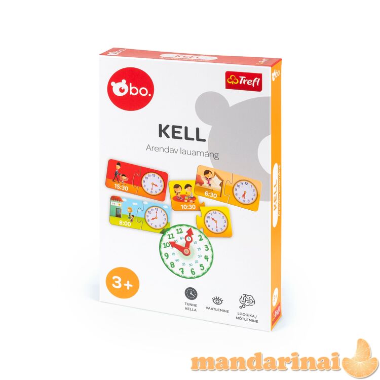 bo. Educational board game  Clock  (In Estonian lang.)