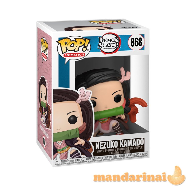 FUNKO POP! Vinilinė figūrėlė DEMON SLAYER: NEZUKO KAMADO, 8,9 cm