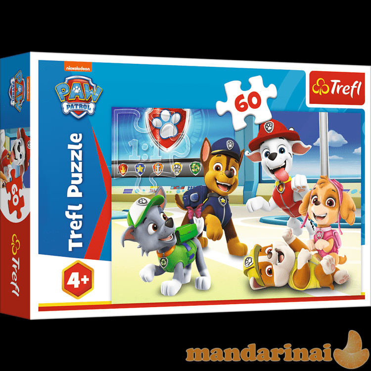 TREFL PAW PATROL Dėlionė „Šuniukai-patruliai“, 60 det.