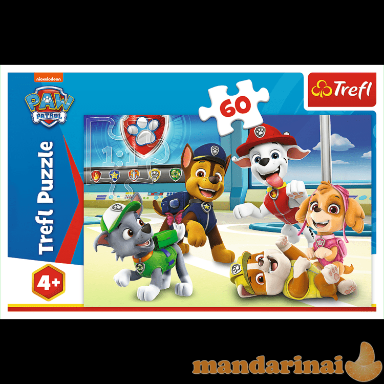 TREFL PAW PATROL Dėlionė „Šuniukai-patruliai“, 60 det.