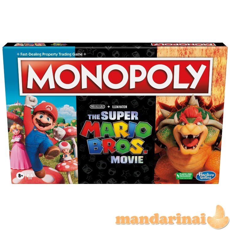 MONOPOLY Žaidimas „Monopolis: Super Mario“ (Anglų kalba)