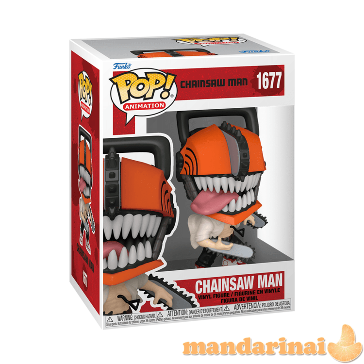 FUNKO POP! Vinilinė figūrėlė: Chainsaw Man (w/ Chase)