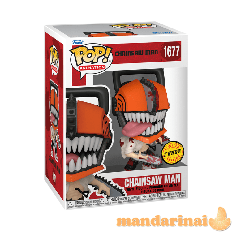 FUNKO POP! Vinilinė figūrėlė: Chainsaw Man (w/ Chase)