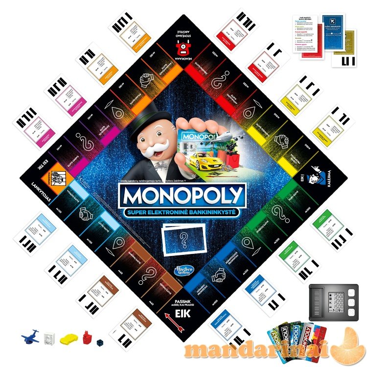 MONOPOLY Žaidimas „Monopolis: super elektroninė bankininkystė“, LT