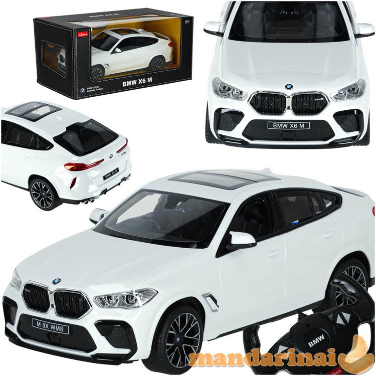 RC automobilis 1:14 BMW X6 M baltas