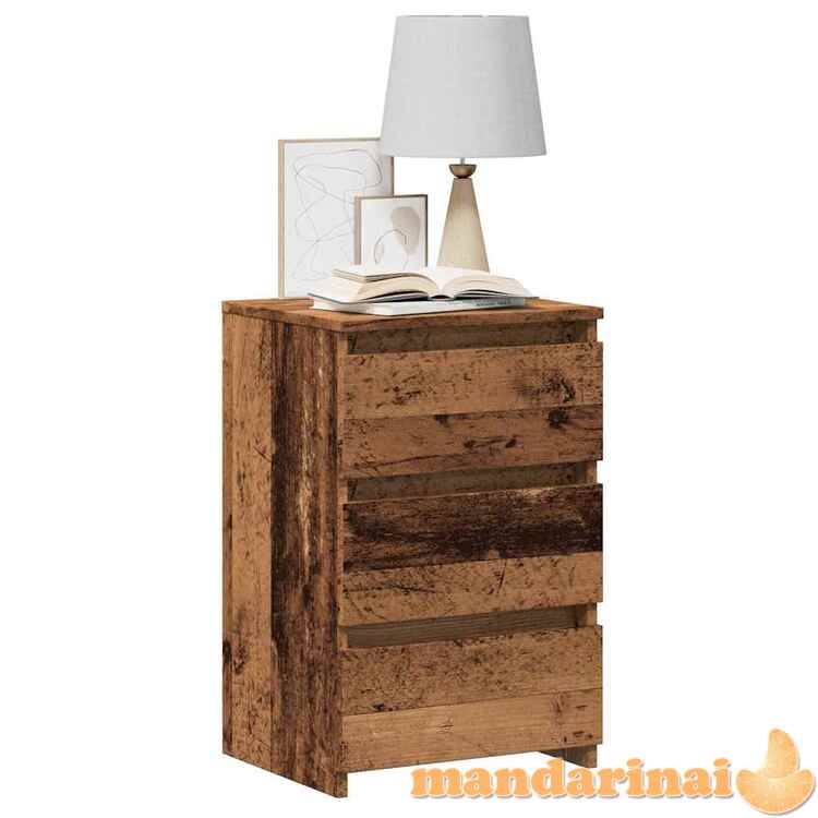 Spintelė prie lovos old wood 40x35x62,5 cm engineered wood