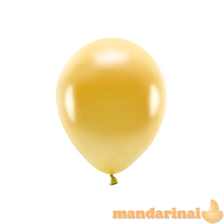 Eco Balloons 30cm metallic, gold (1 pkt / 100 pc.)