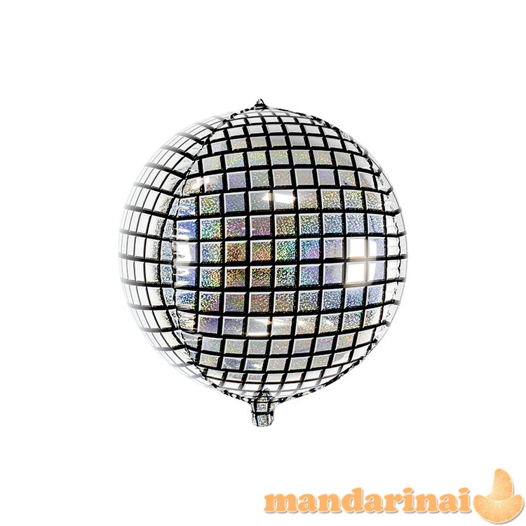 Foil Balloon Disco Ball, 40cm