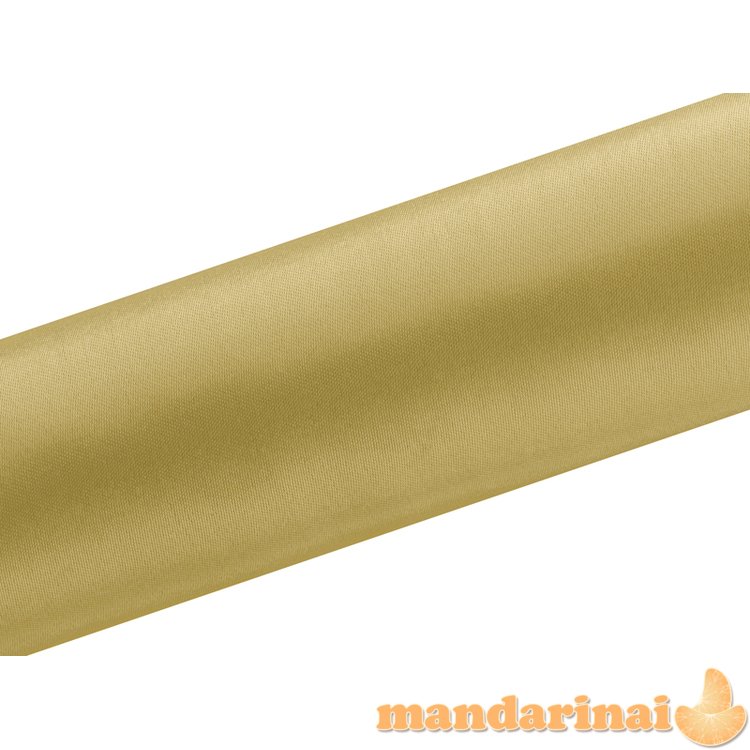 Satin Plain, gold, 0.16 x 9m (1 pc. / 9 lm)