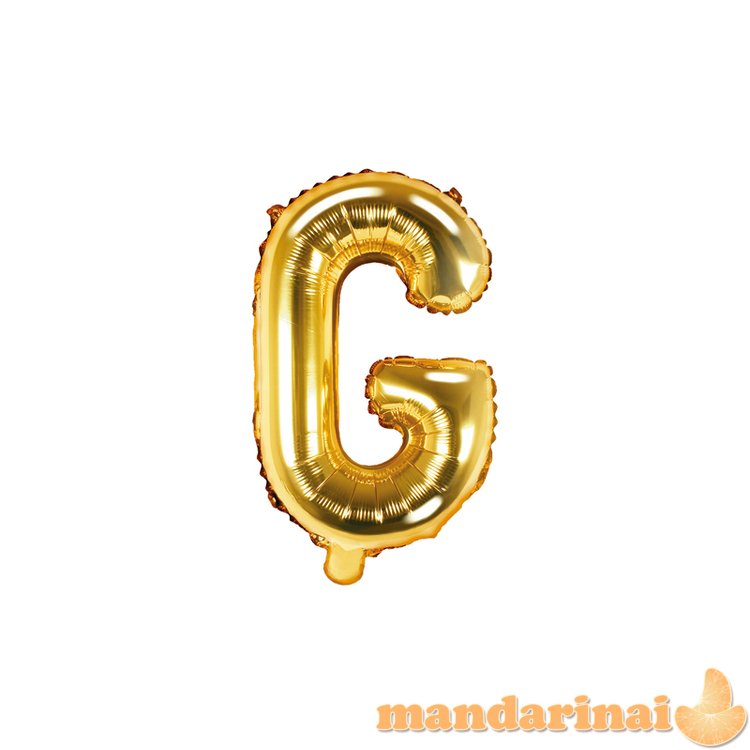 Foil Balloon Letter   G  , 35cm, gold