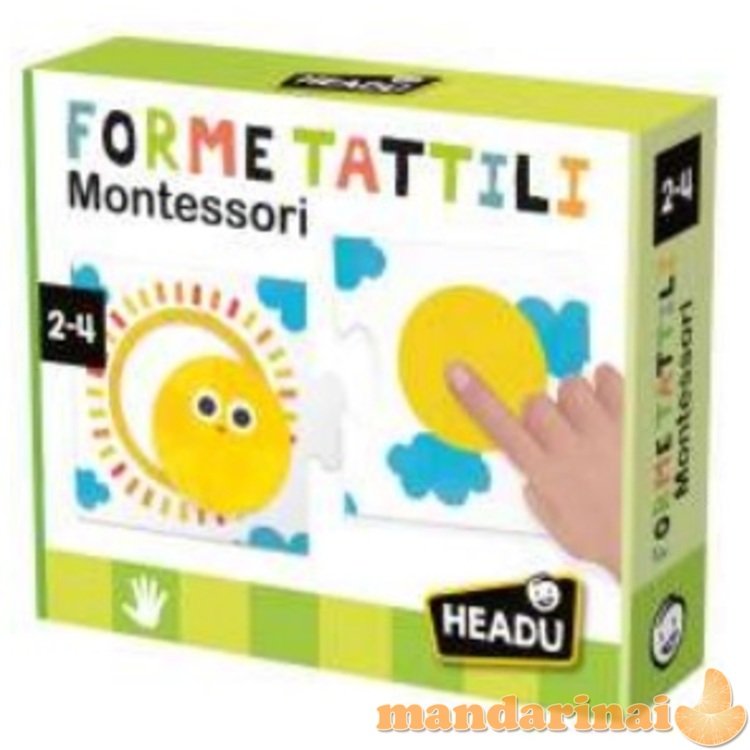 HEADU Montessori Tactile Shapes