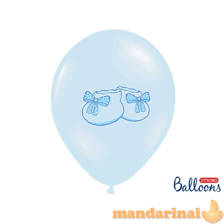 Balloons 30cm, Bootee, Pastel Baby Blue (1 pkt / 50 pc.)