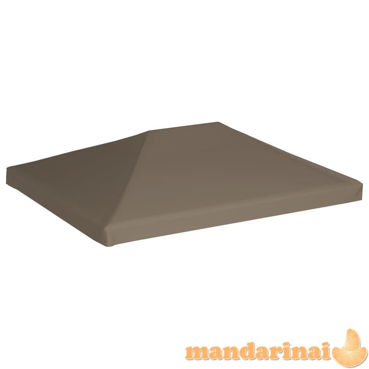 Viršutinis pavėsinės uždangalas, taupe spalvos, 3x4m, 310 g/m²