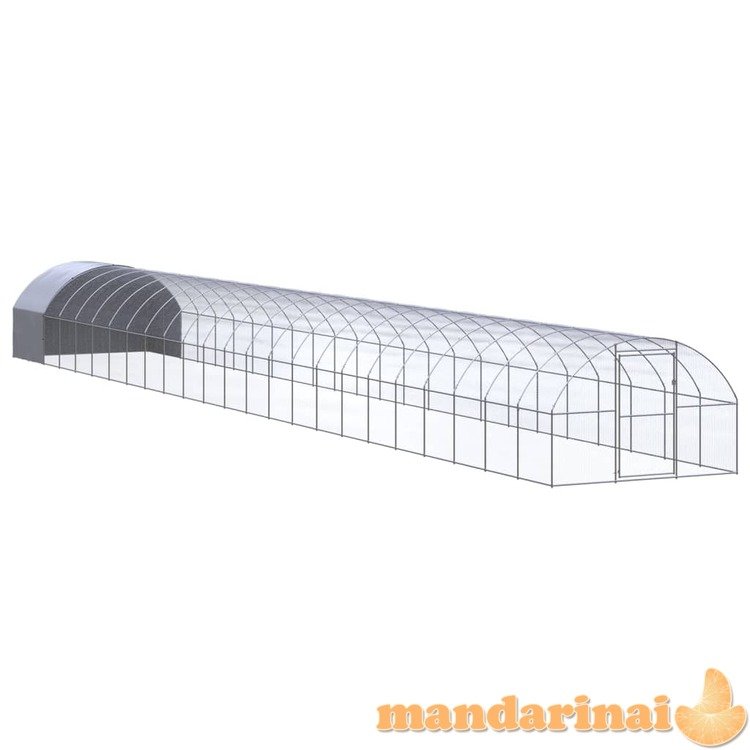 Lauko narvas viščiukams, 3x24x2m, galvanizuotas plienas